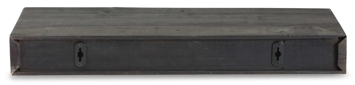 Corinsville Black 36" Wall Shelf