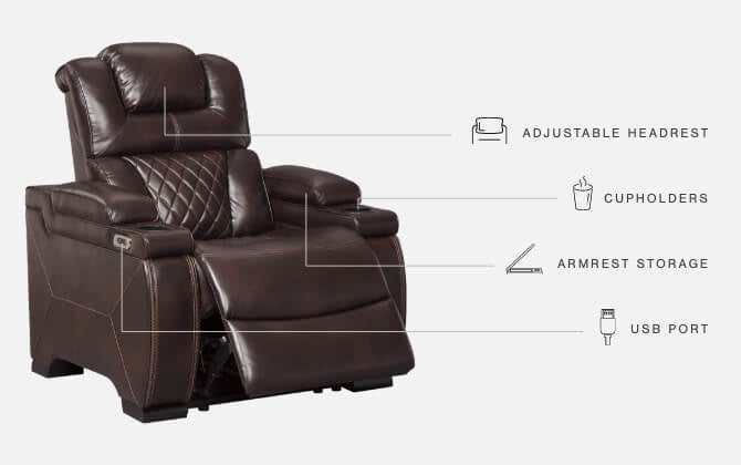 Warnerton Chocolate Power Recliner