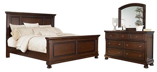 Porter Queen Panel Bedroom Set with Dresser and Mirror