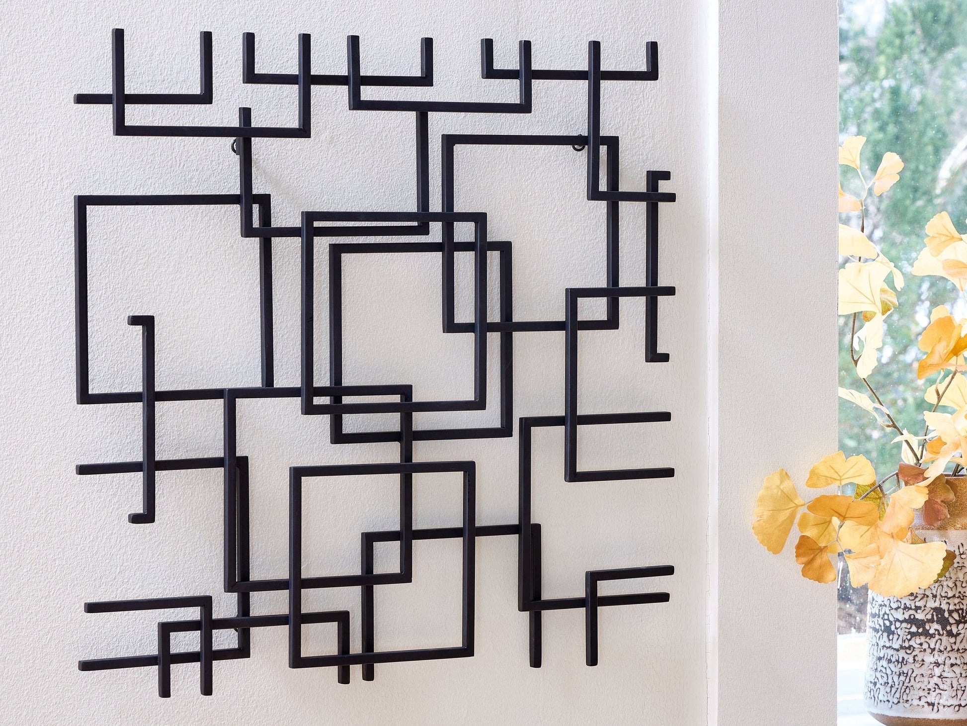 Aadanton Black Wall Decor- Viva Furn