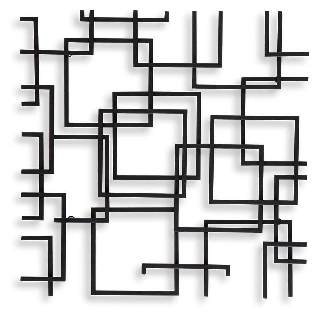 Aadanton Black Wall Decor- Viva Furn