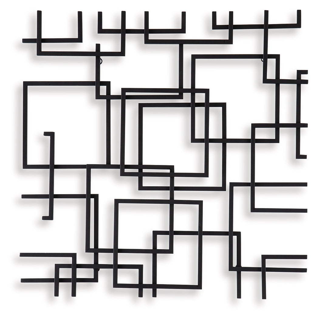 Aadanton Black Wall Decor- Viva Furn
