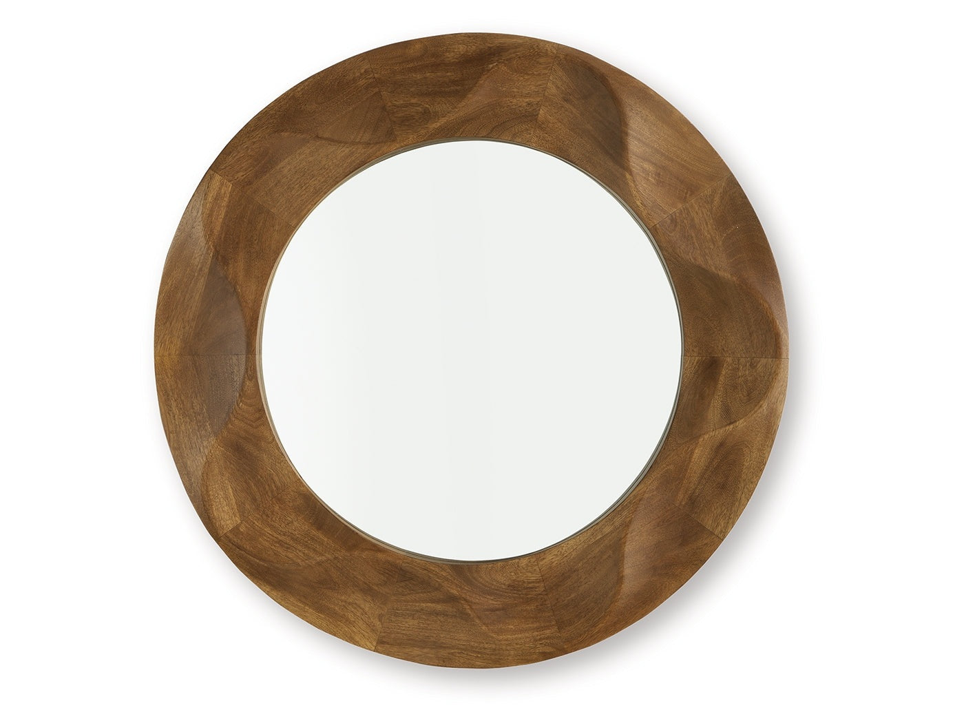 Aajon Brown Accent Mirror- Viva Furn