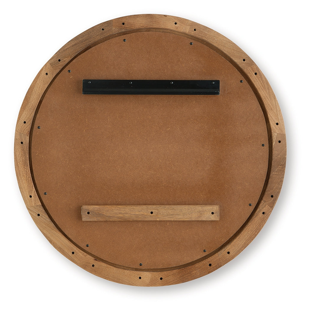 Aajon Brown Accent Mirror- Viva Furn