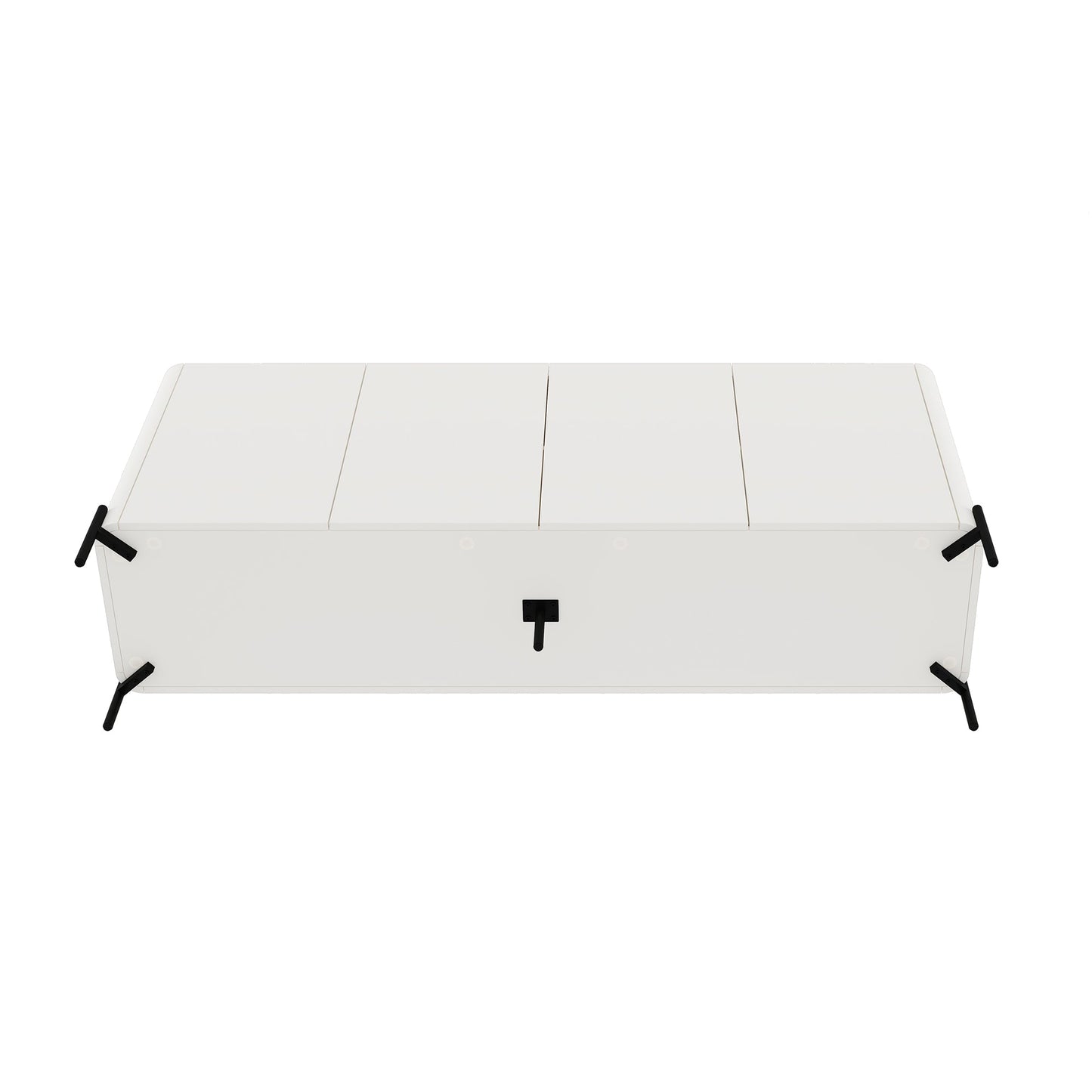 Abbey 66.9" Sideboard in Maple and Off White - Ornate Home