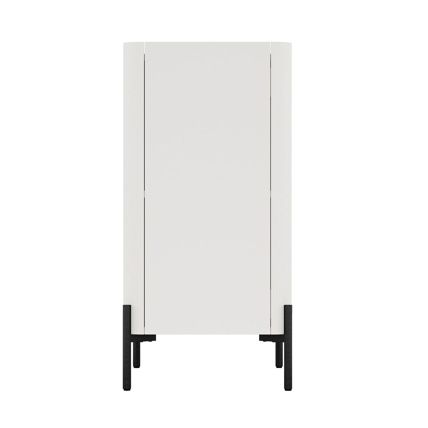 Abbey Accent Cabinet in Maple and Off White - Ornate Home