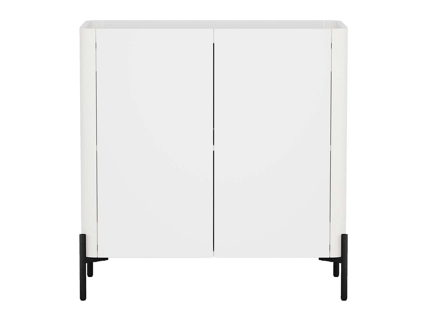 Abbey Accent Cabinet in White - Ornate Home