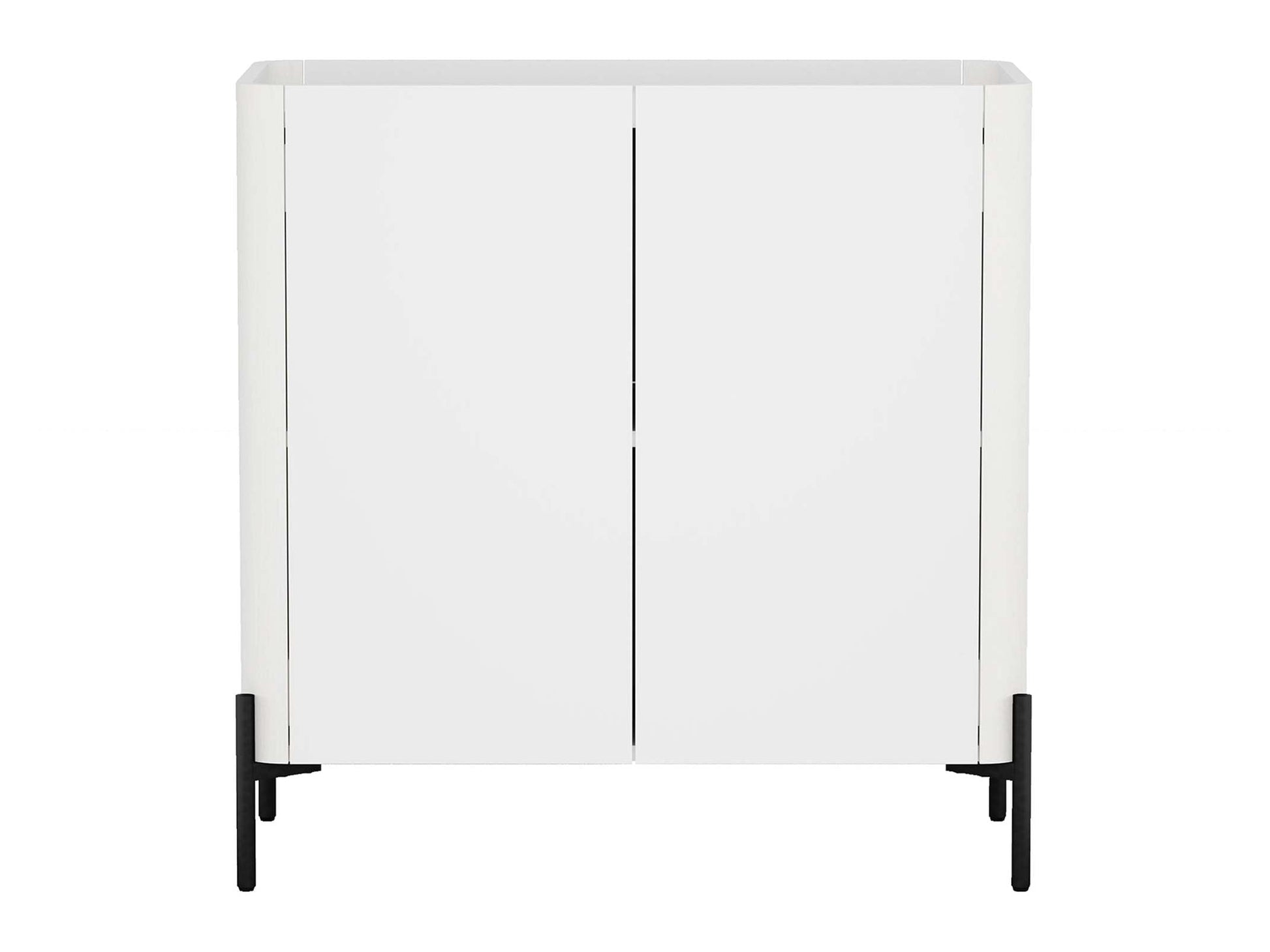 Abbey Accent Cabinet in White - Ornate Home