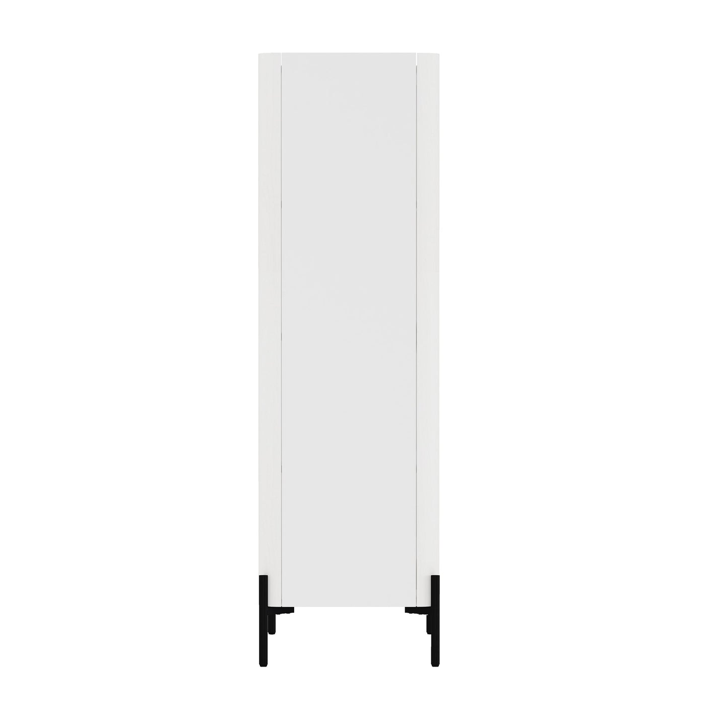 Abbey Décor Glass Cabinet in White - Ornate Home