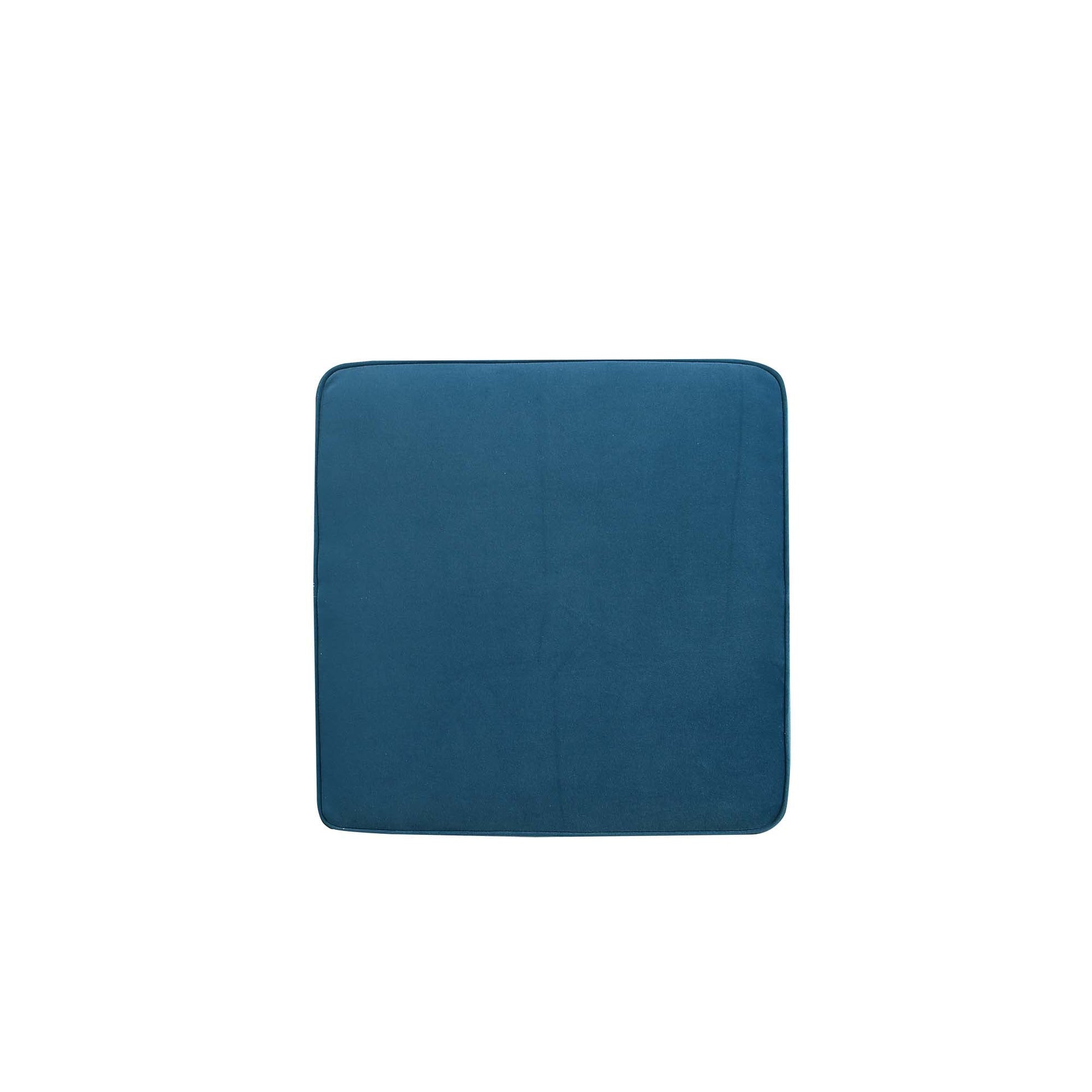 Abigail Single Ottoman Bench in Blue - Ornate Home