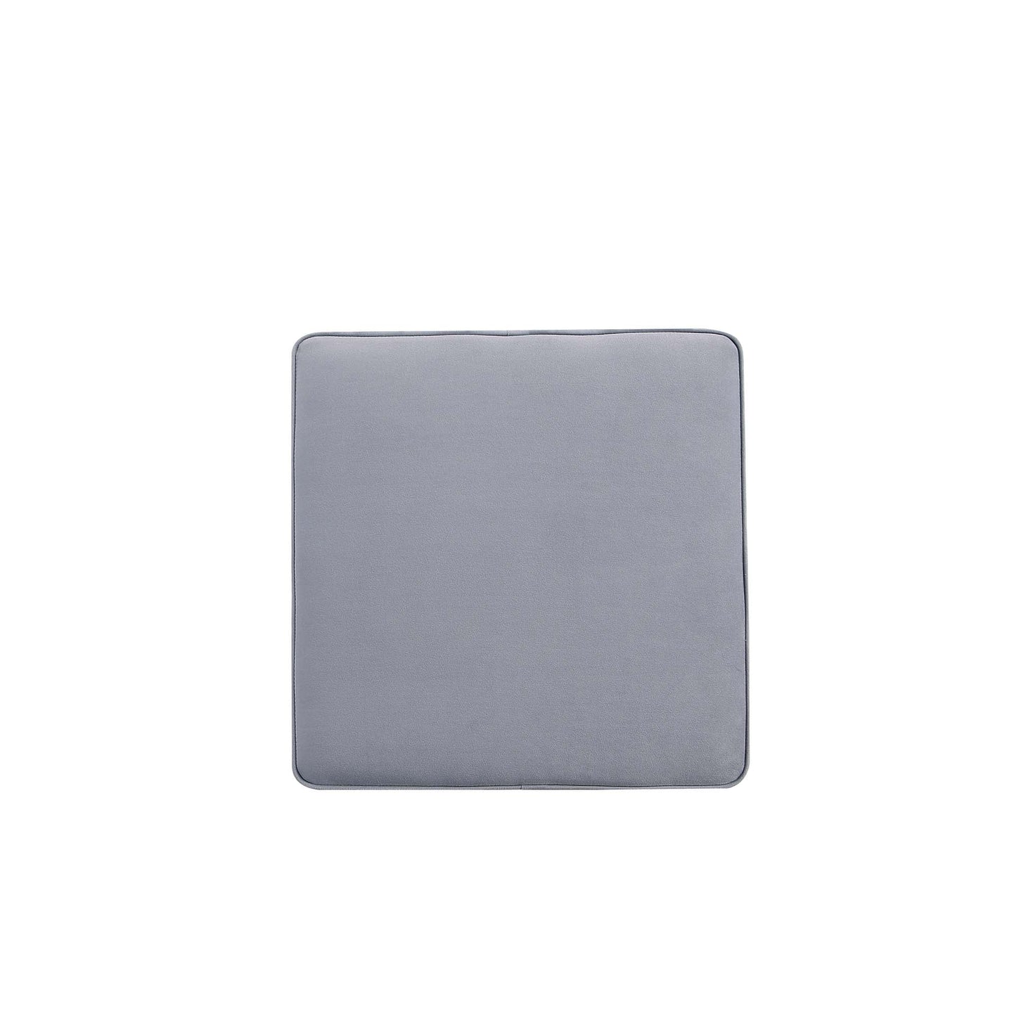 Abigail Single Ottoman Bench in Grey - Ornate Home