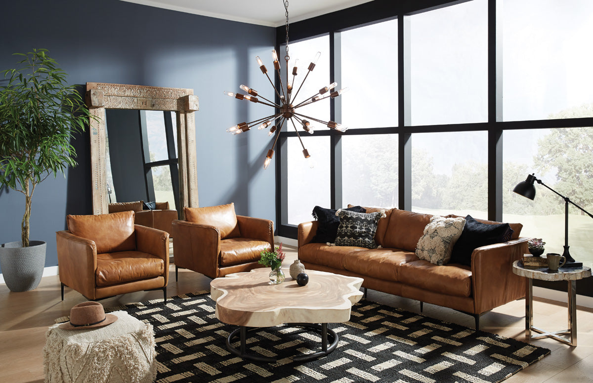 Abigail Tan Club Chair - Ornate Home