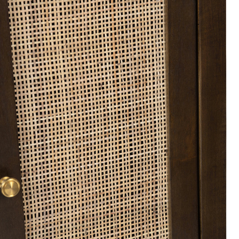 Acadian Brown Two-Door Cabinet - Ornate Home