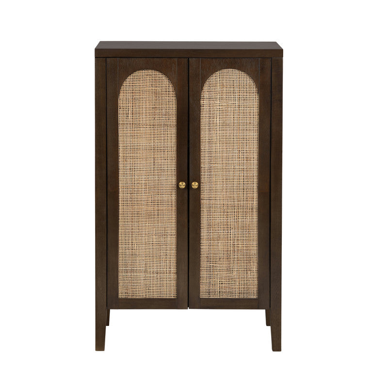 Acadian Brown Two-Door Cabinet - Ornate Home