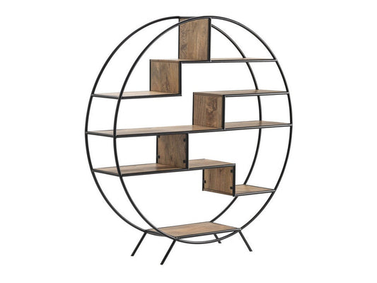 Accord Brown/Black Etagere - Ornate Home