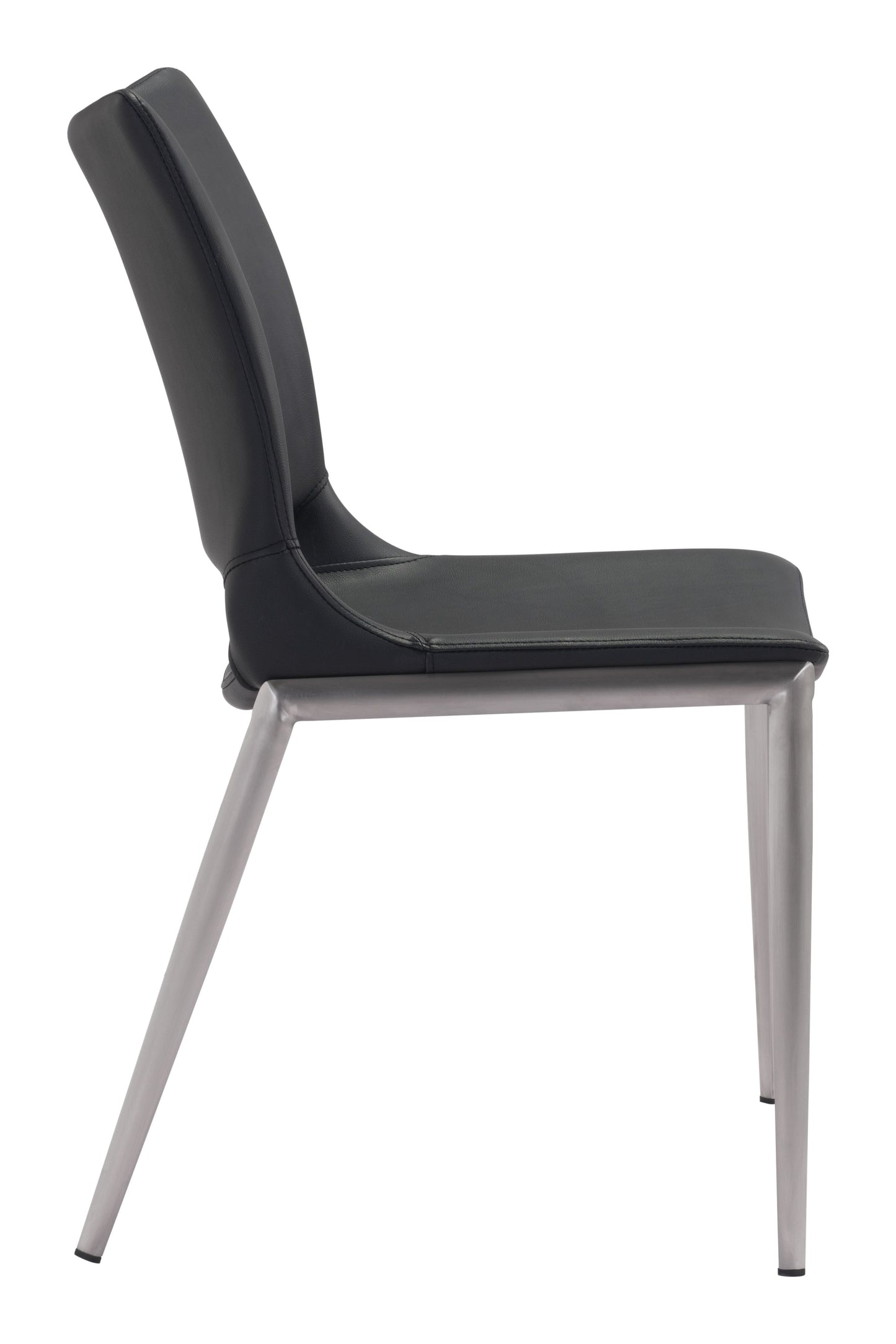 Ace Black & Silver Dining Chair (Set of 2) - Ornate Home