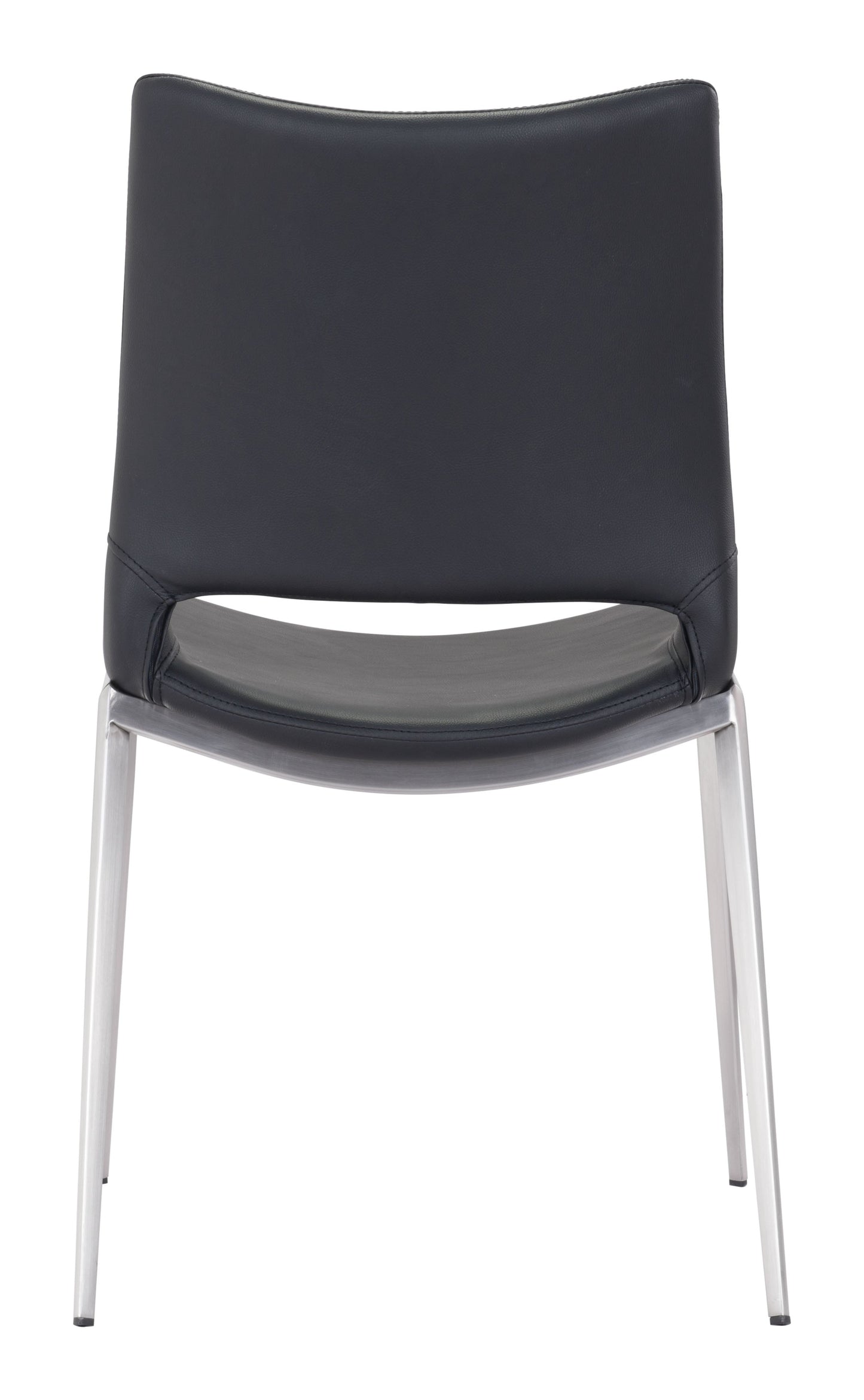 Ace Black & Silver Dining Chair (Set of 2) - Ornate Home