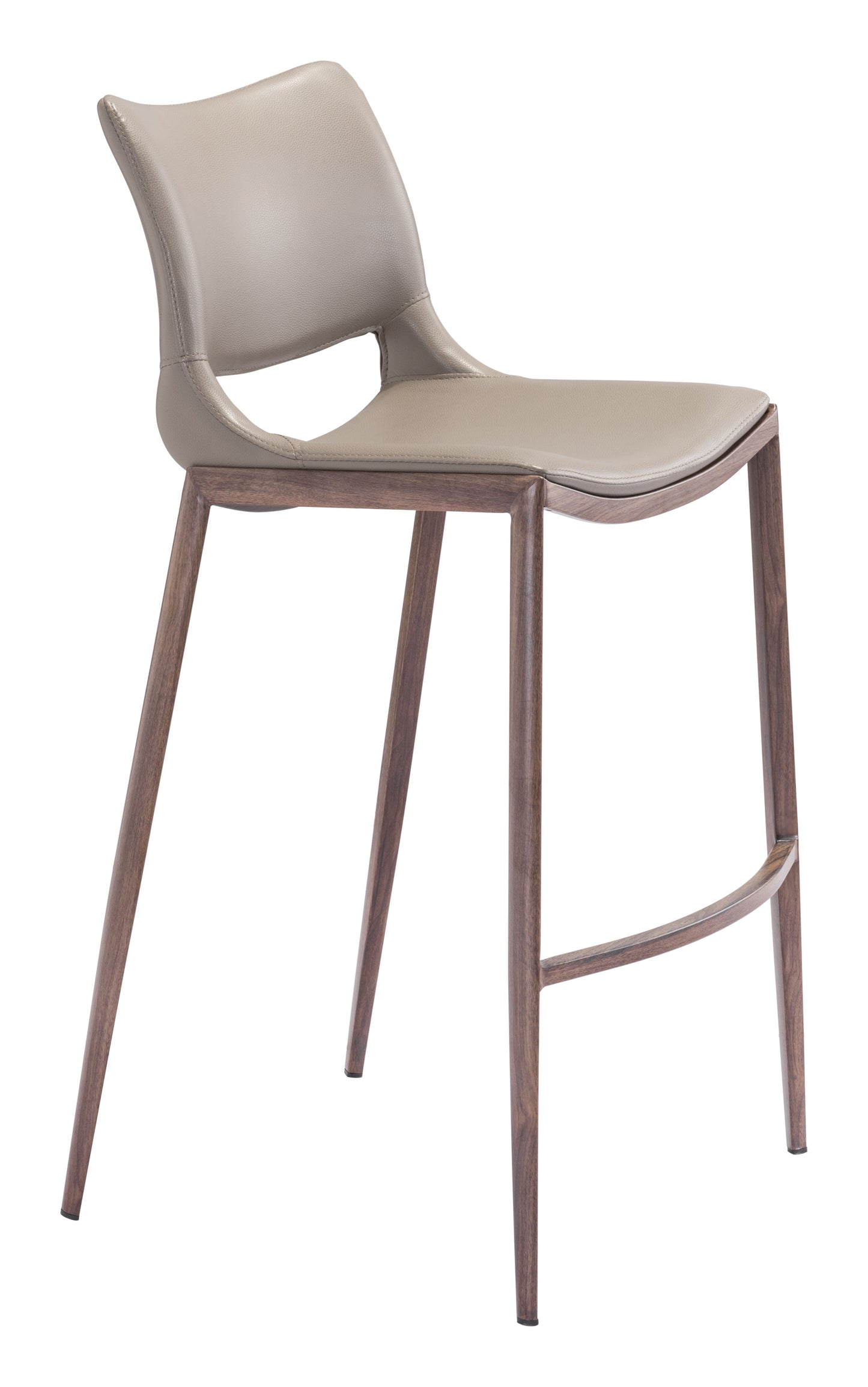 Ace Brown & Walnut Barstool (Set of 2) - Ornate Home