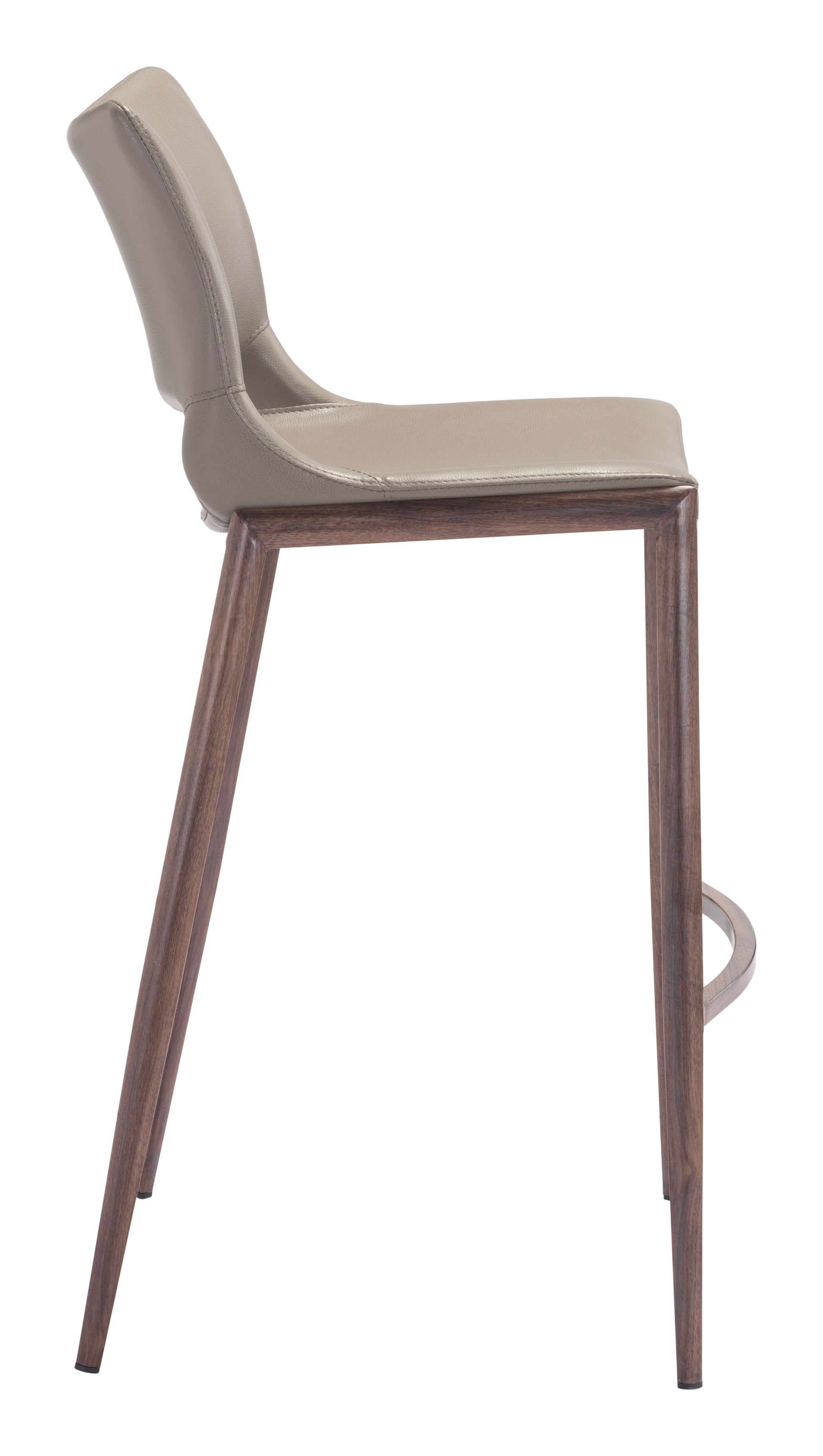 Ace Brown & Walnut Barstool (Set of 2) - Ornate Home