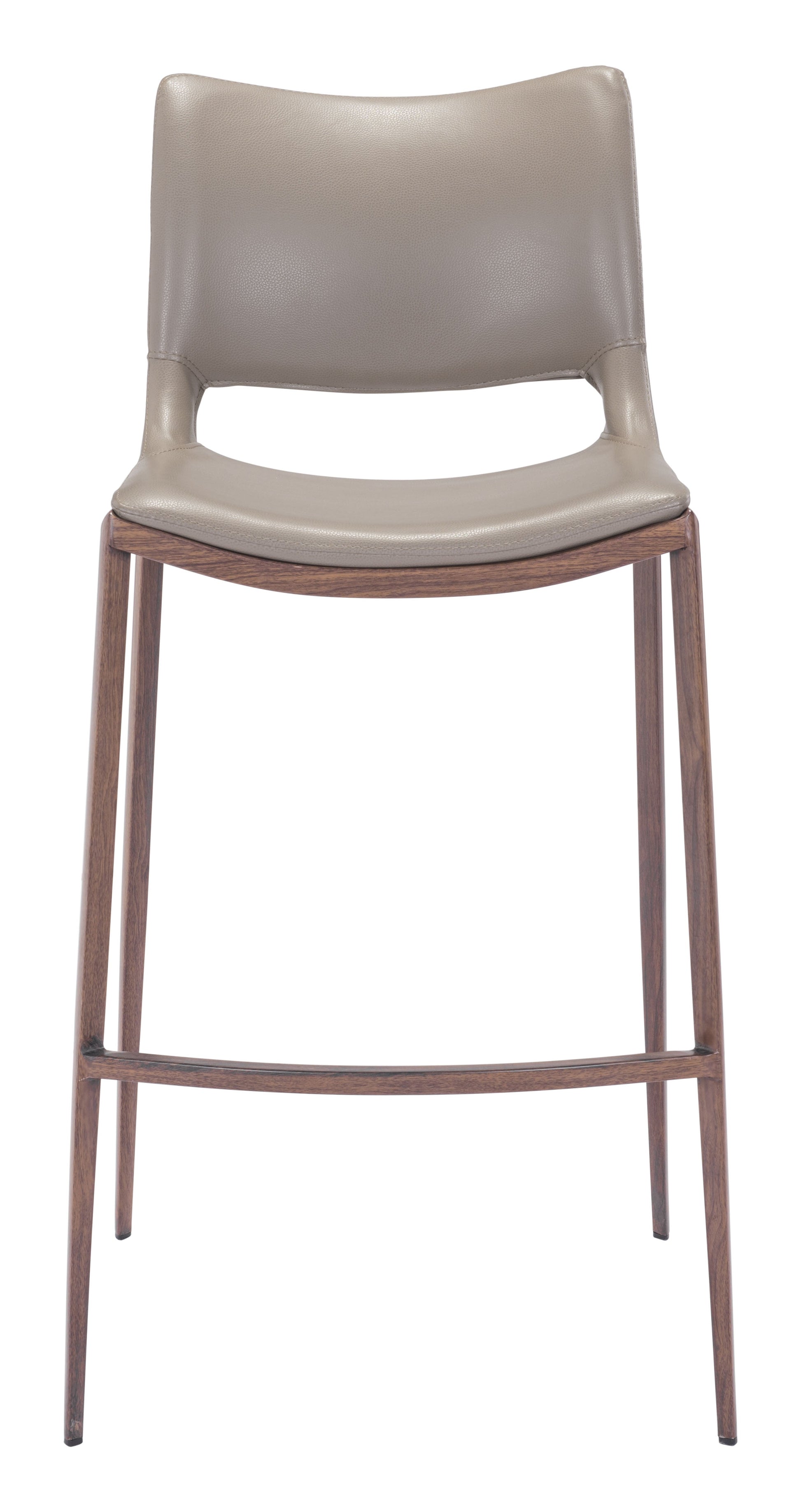 Ace Brown & Walnut Barstool (Set of 2) - Ornate Home