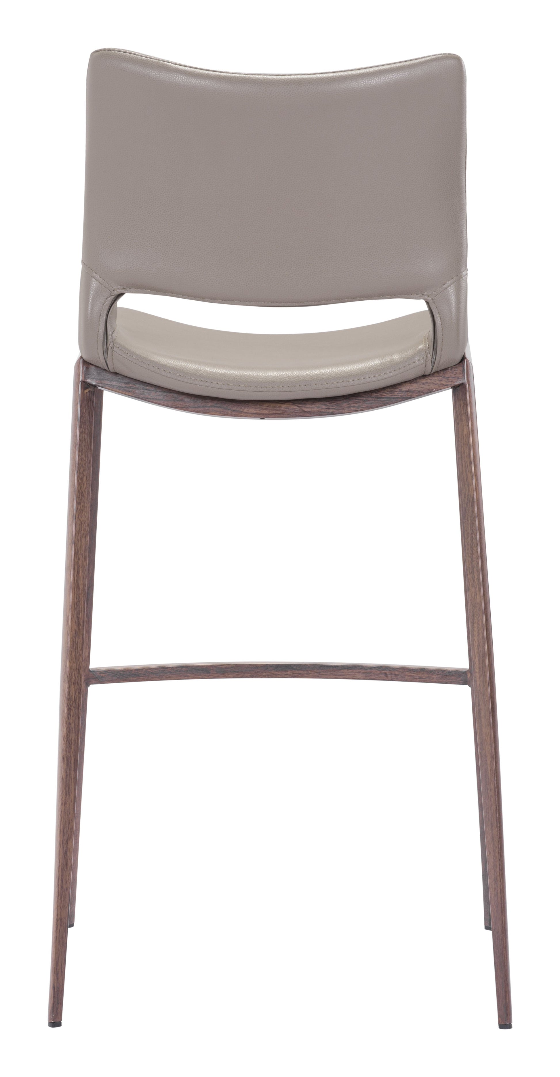 Ace Brown & Walnut Barstool (Set of 2) - Ornate Home