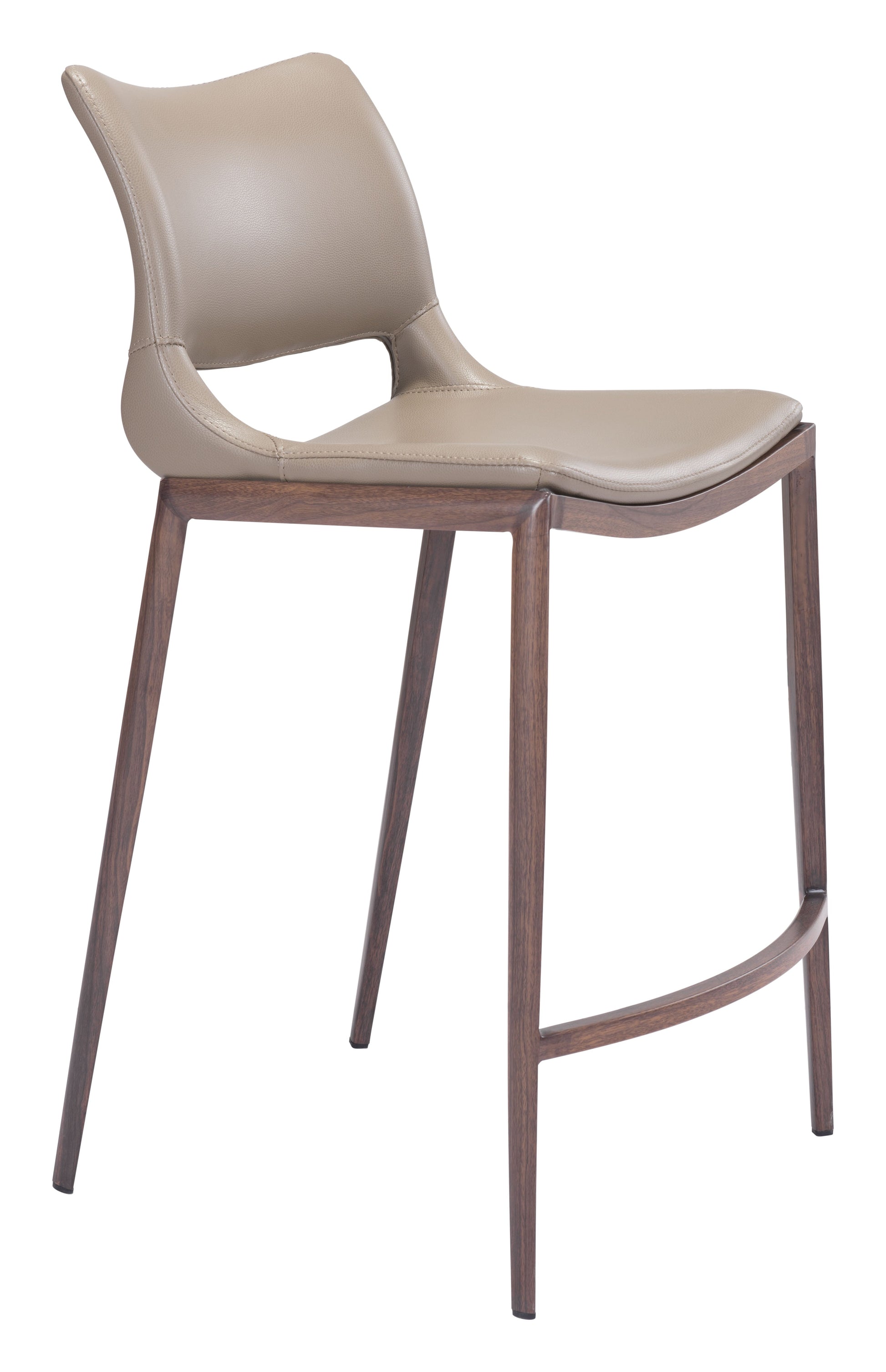 Ace Brown & Walnut Counter Stool (Set of 2) - Ornate Home