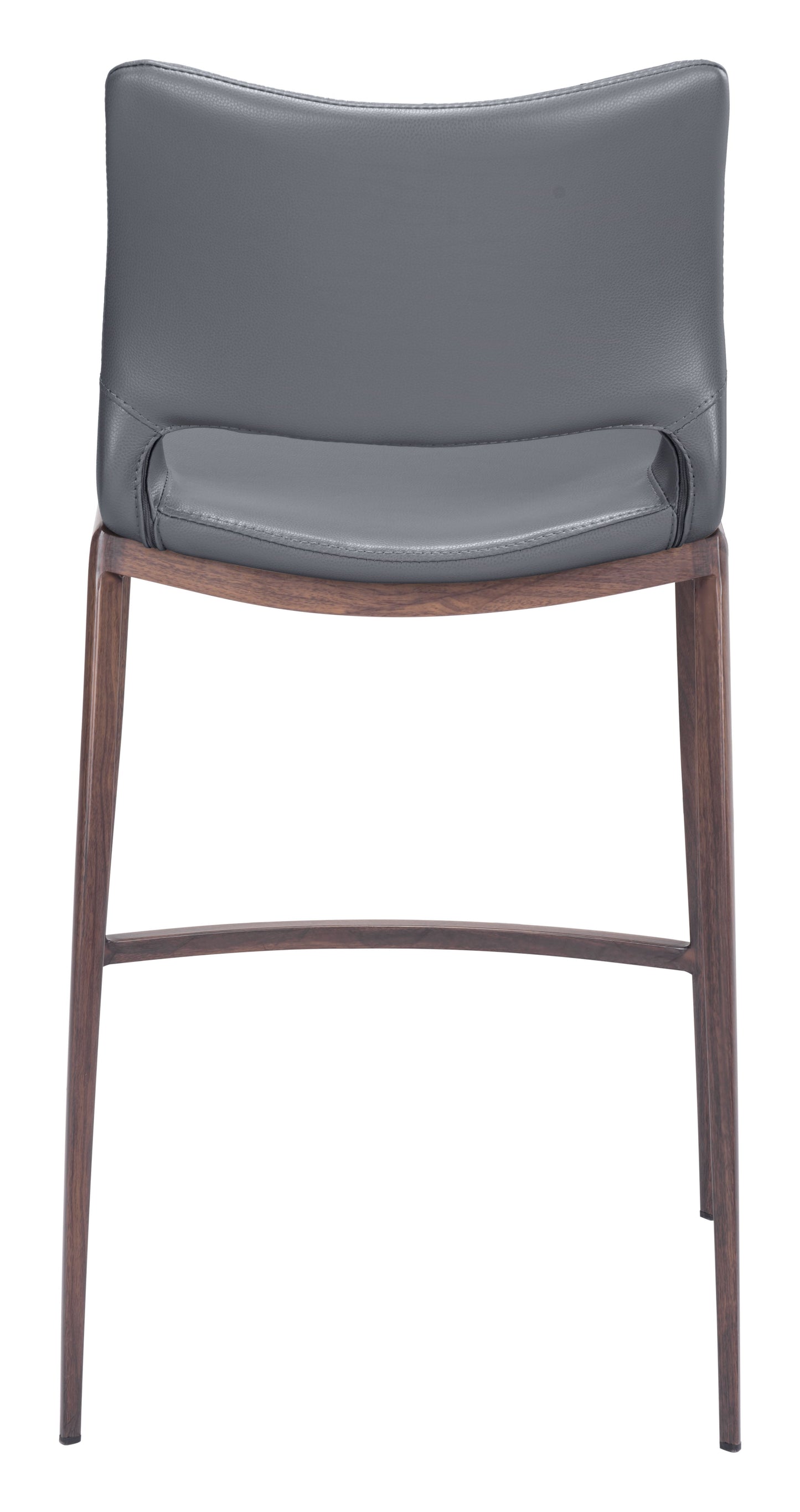 Ace Dark Gray & Walnut Counter Stool (Set of 2) - Ornate Home