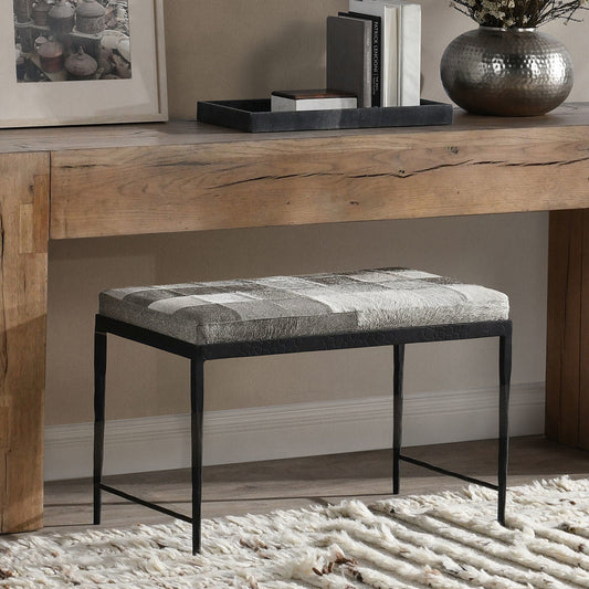 Achen Sparrow Gray Accent Bench - Ornate Home
