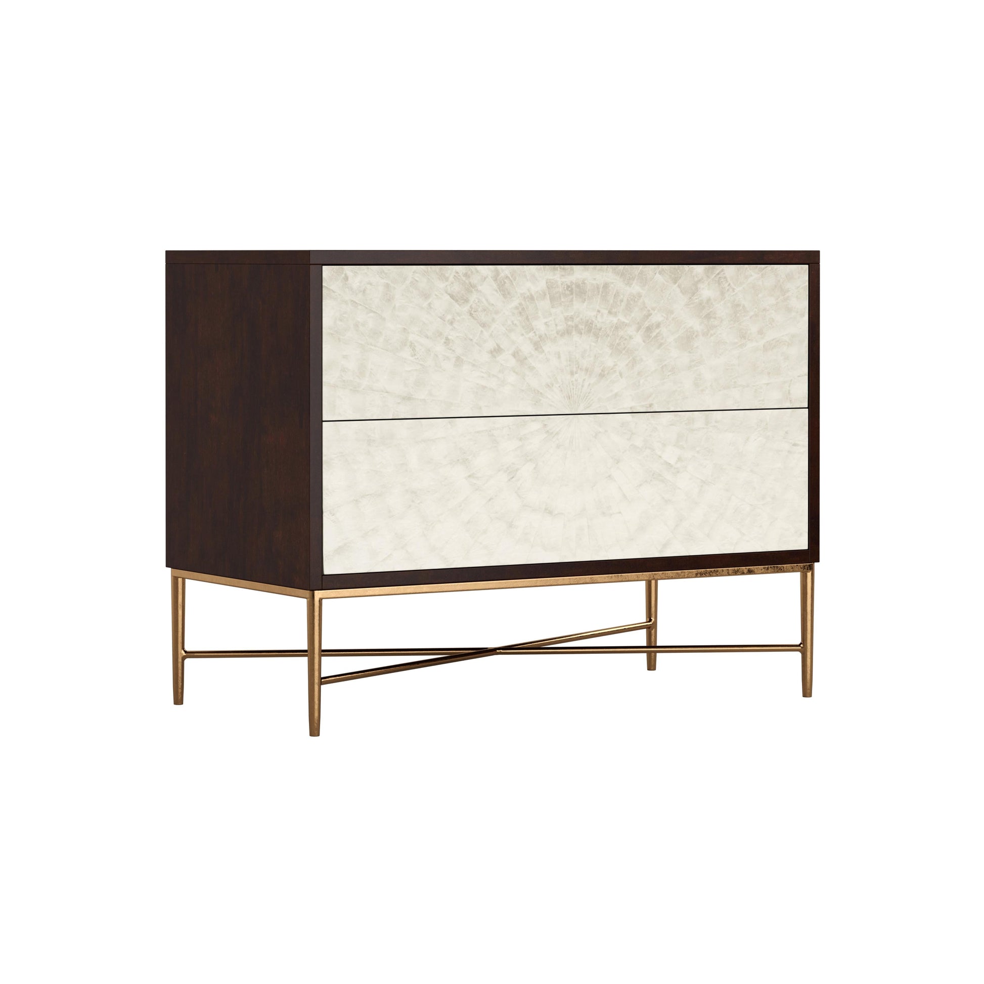 Adagio Espresso Nightstand (38" W) - Ornate Home