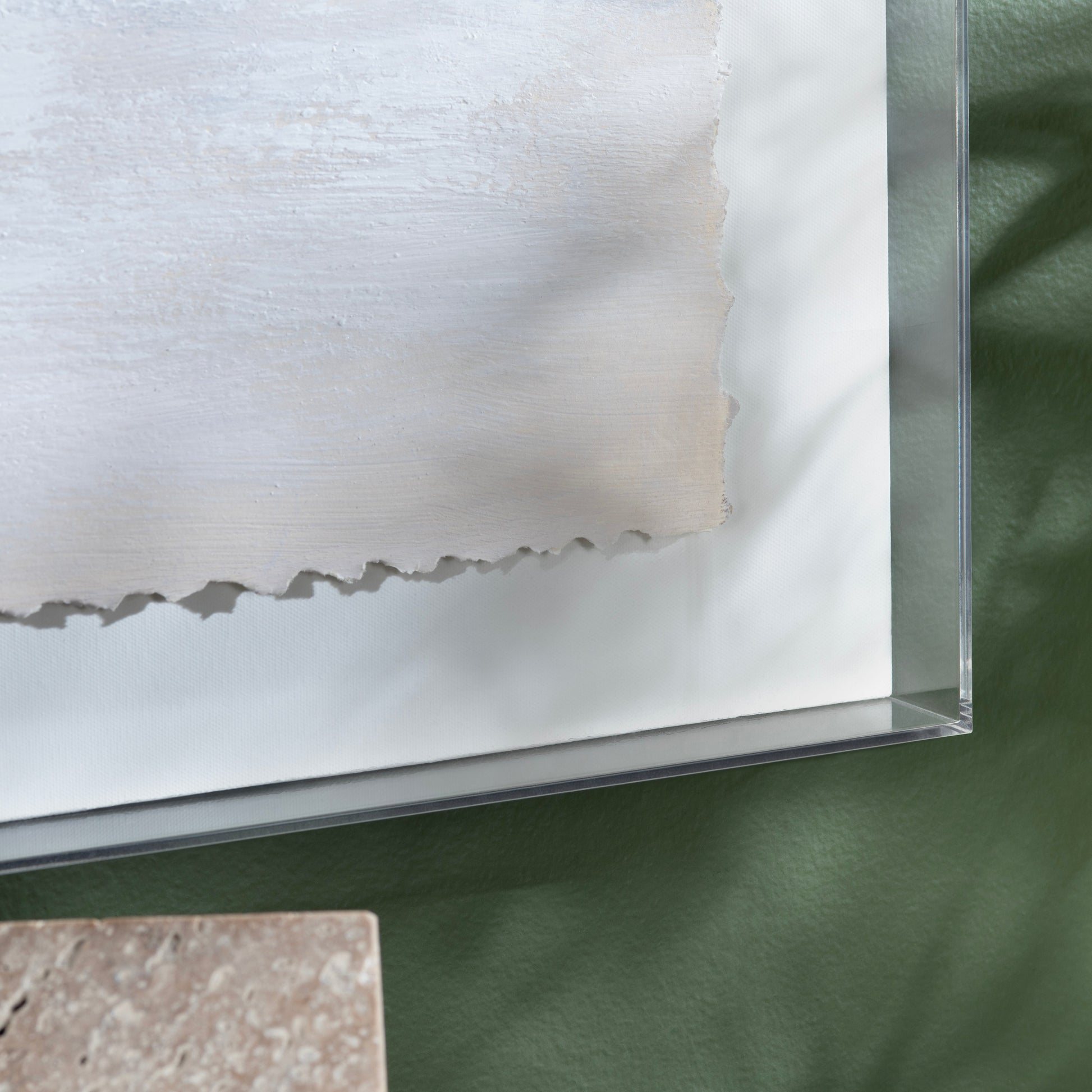 Adair 1 Green/Silver Canvas - Ornate Home