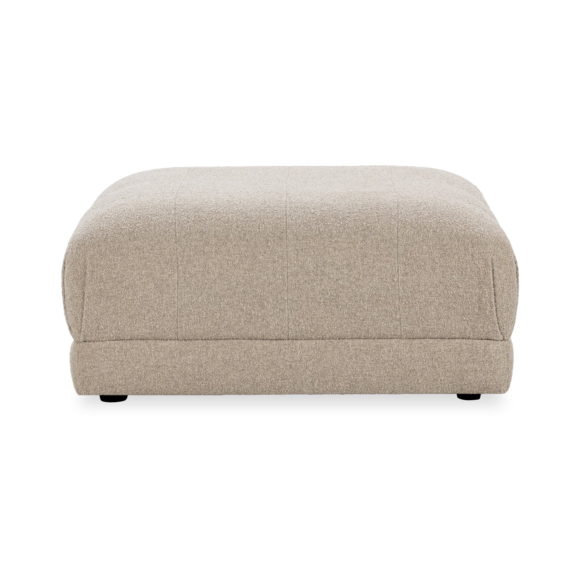 Adalynne Buttermilk Ottoman - Ornate Home