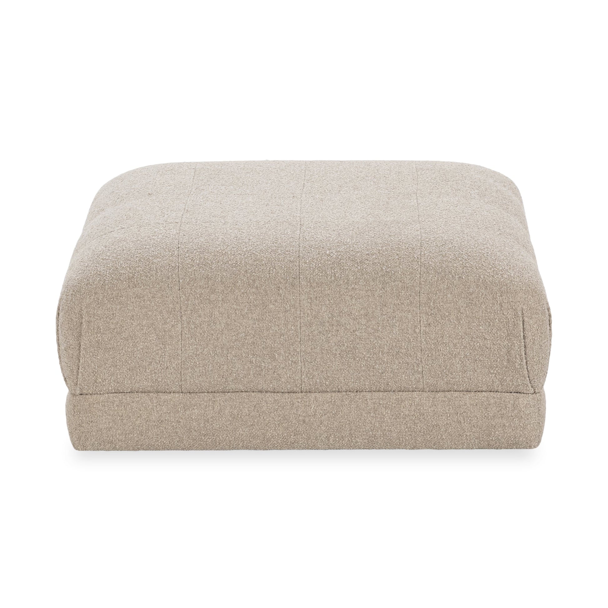 Adalynne Buttermilk Ottoman - Ornate Home