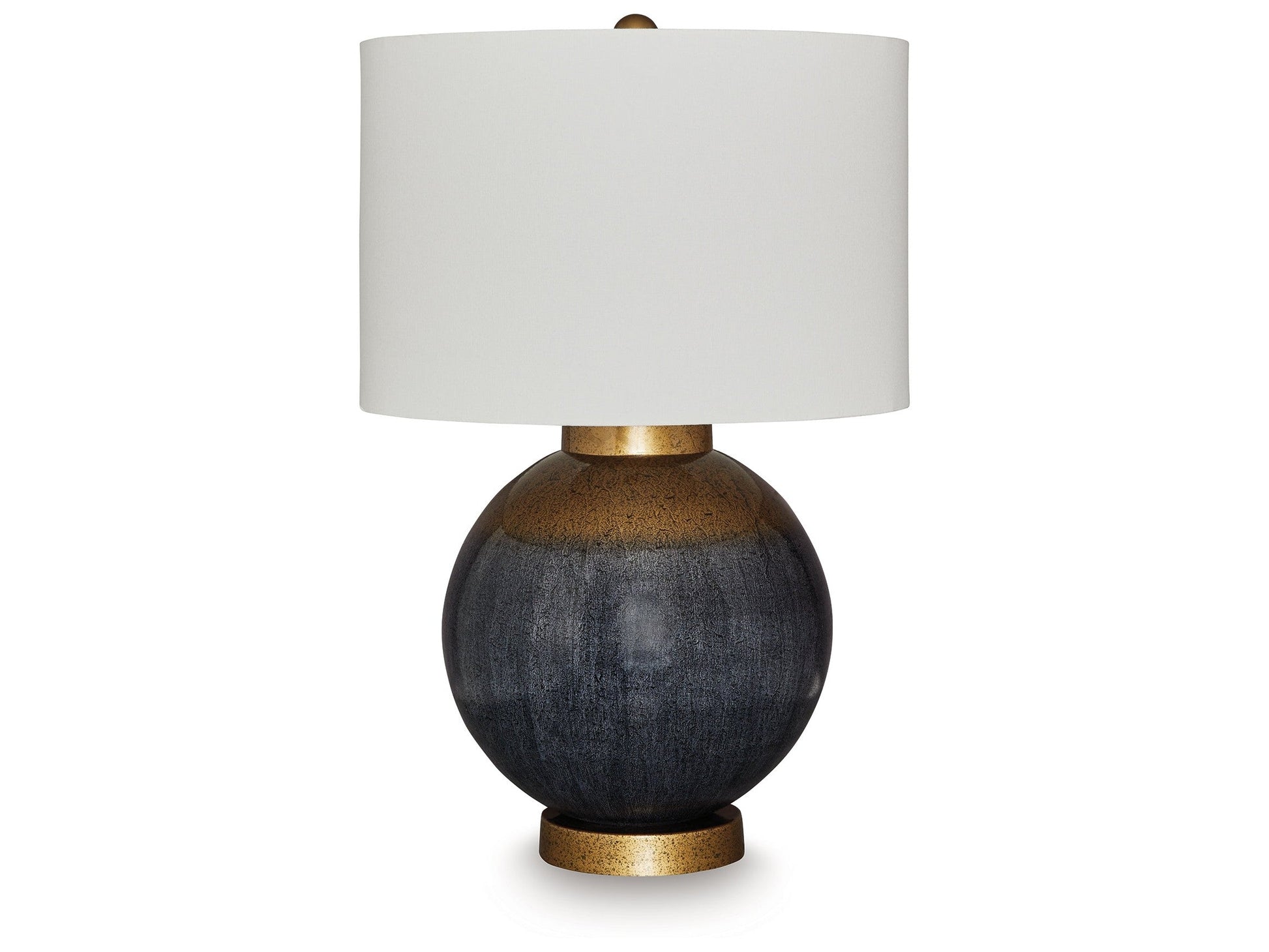 Adara Blue/Gold Finish Table Lamp- Viva Furn