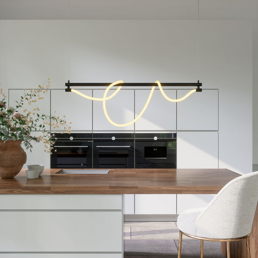 Adder Black Ceiling Lamp - Ornate Home