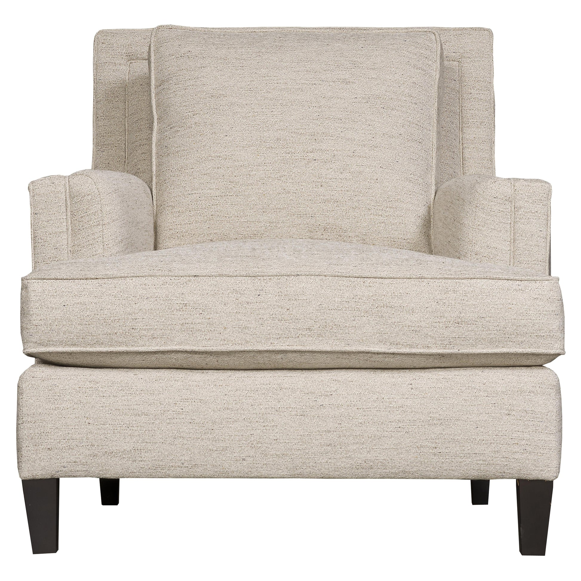 Addison White/Cream Fabric Chair - Ornate Home