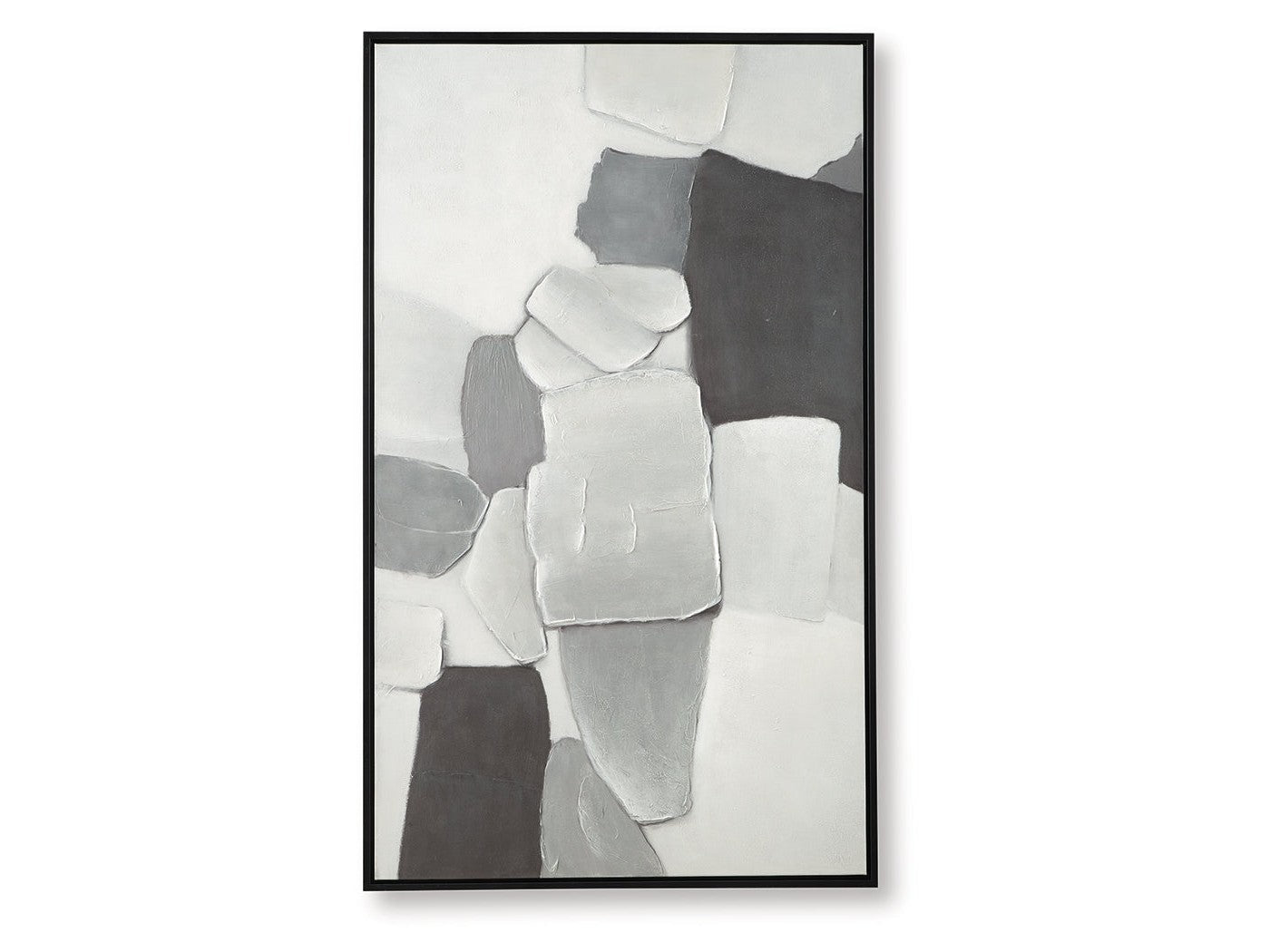 Adilson White/Gray/Black Wall Art- Viva Furn