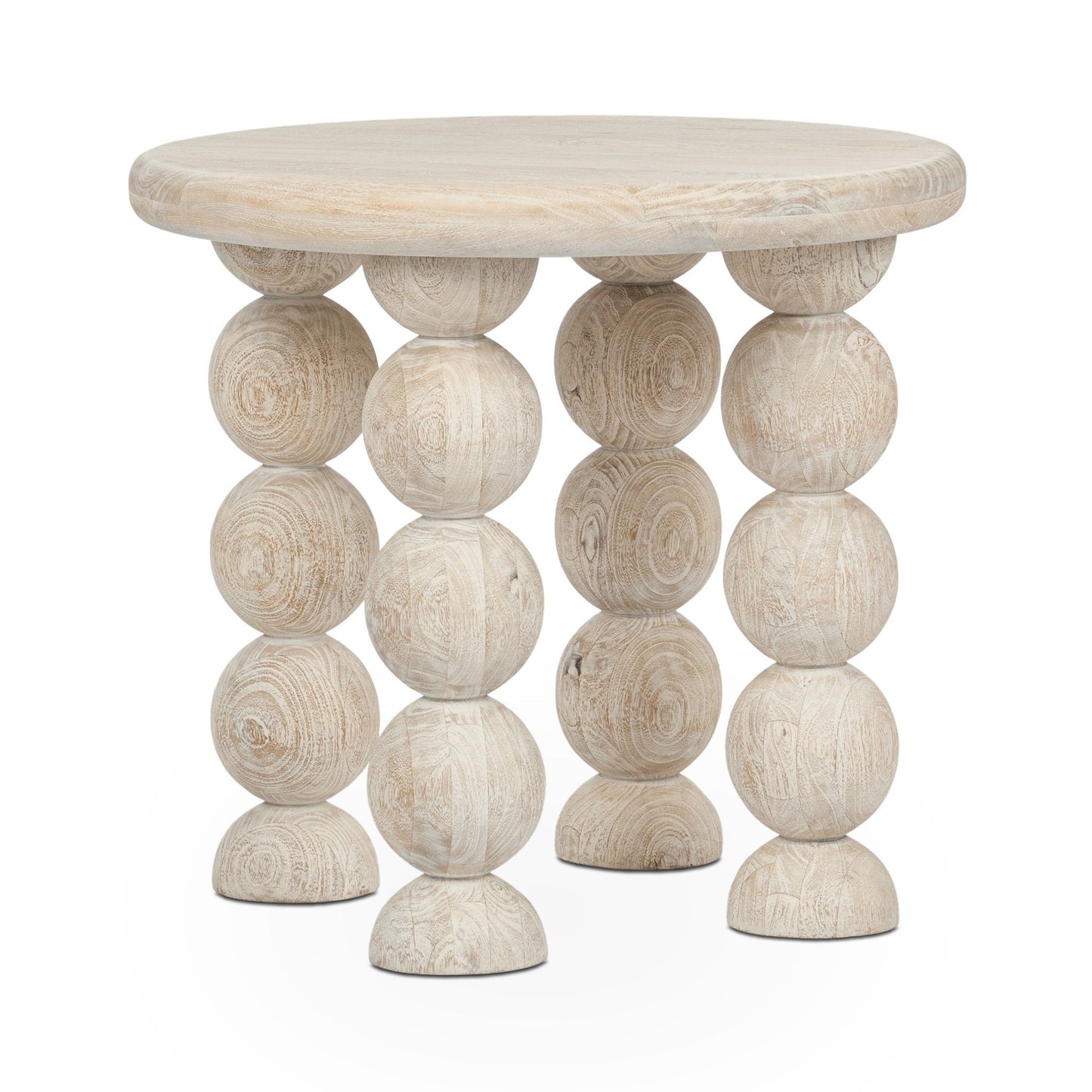 Adir Cream End Table - Ornate Home