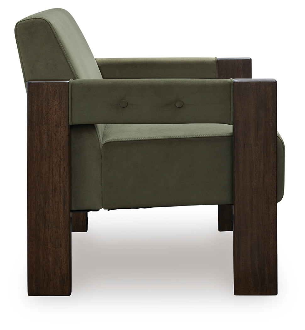 Adlanlock Olive Accent Chair- Viva Furn