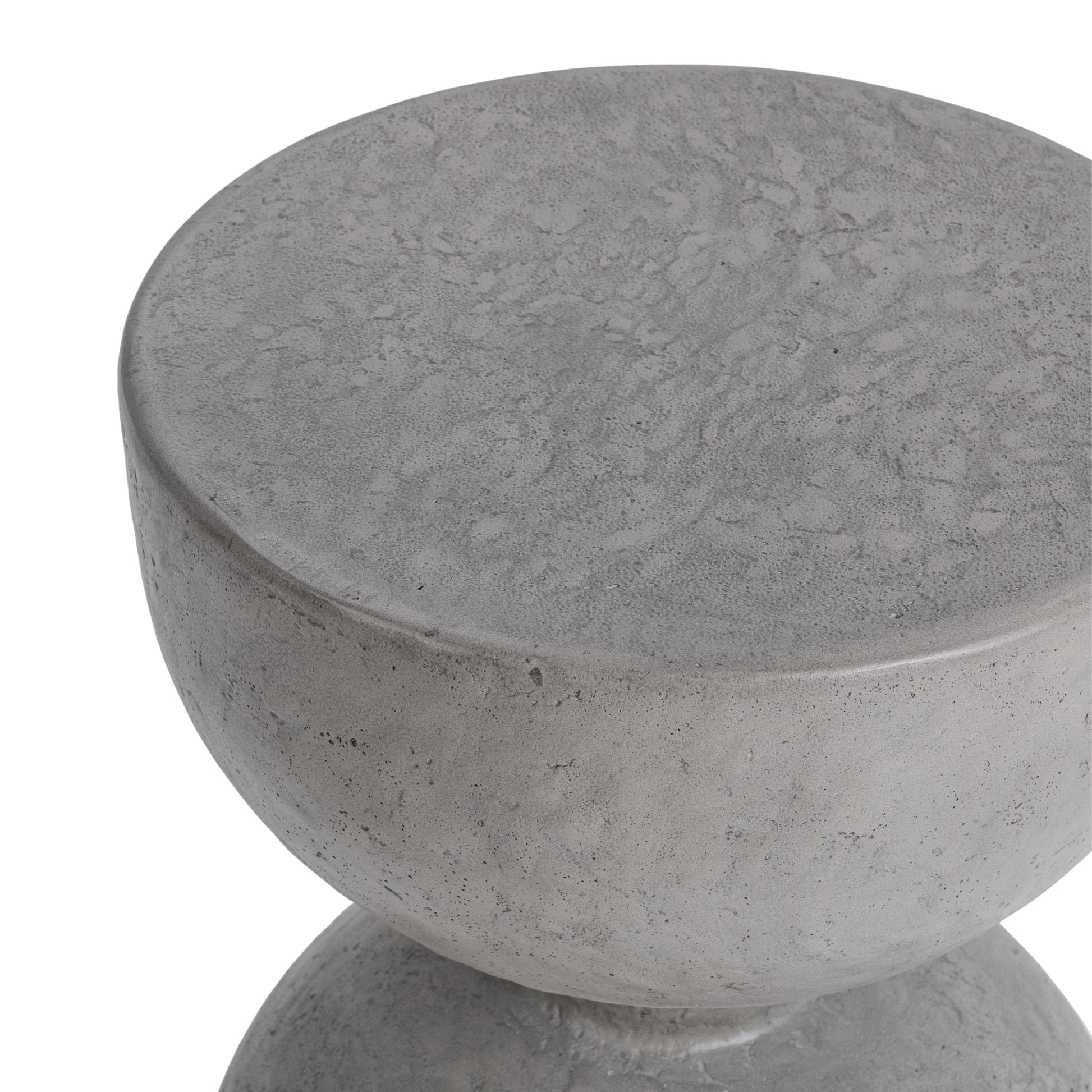 Adna Athena Gray Outdoor Accent Table - Ornate Home