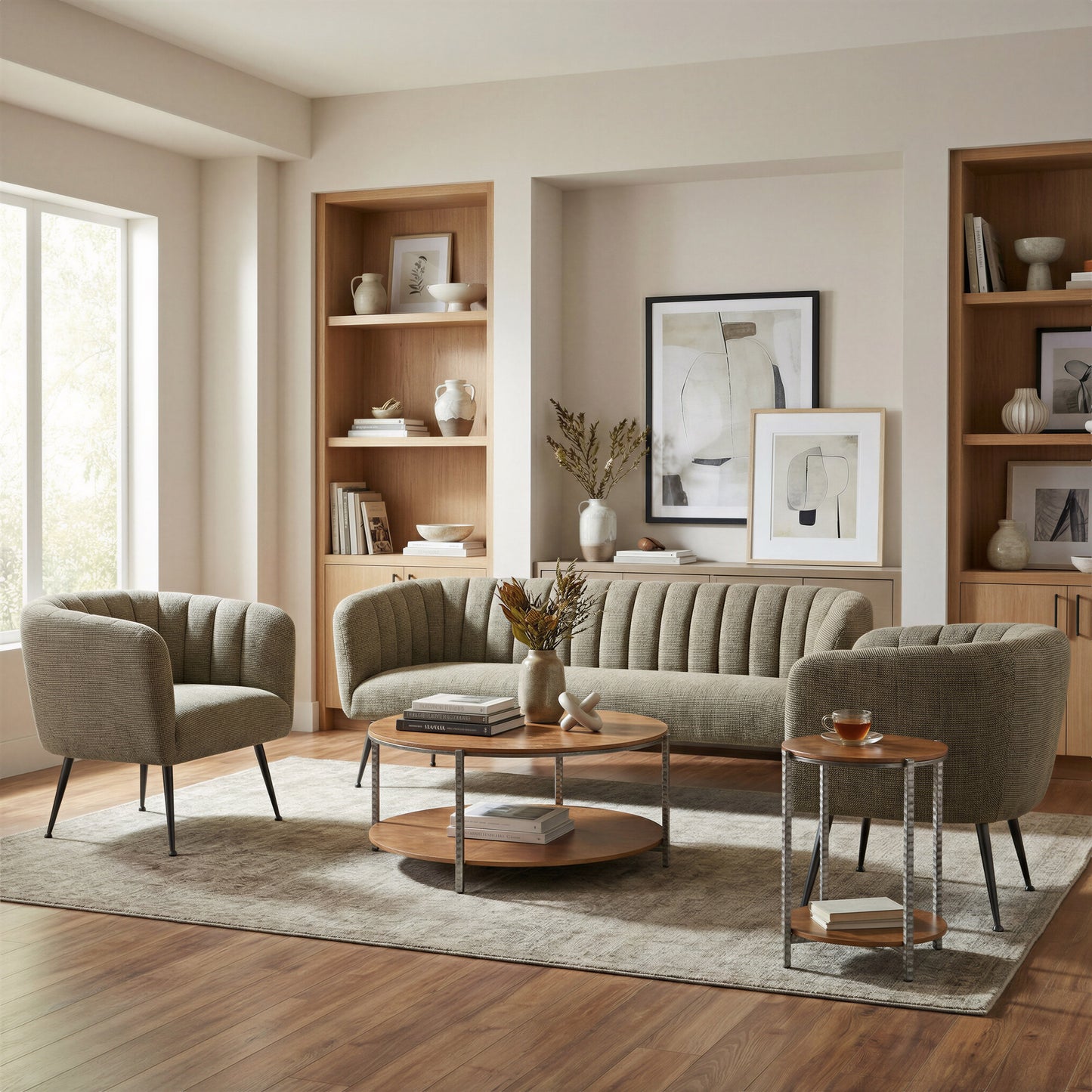 Adna Brown Coffee Table - Ornate Home