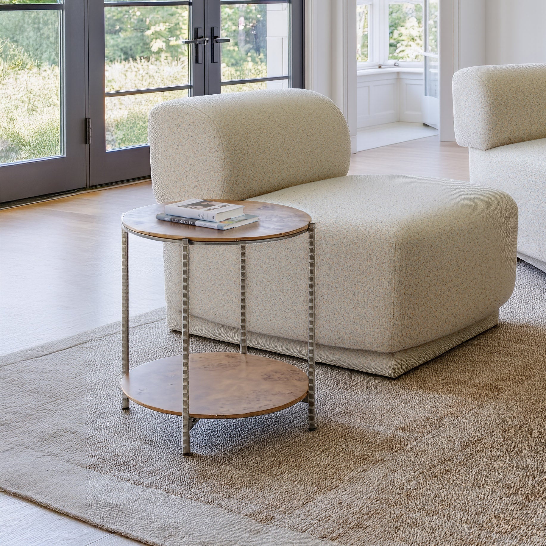 Adna Brown Side Table - Ornate Home