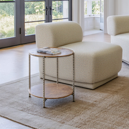 Adna Brown Side Table - Ornate Home