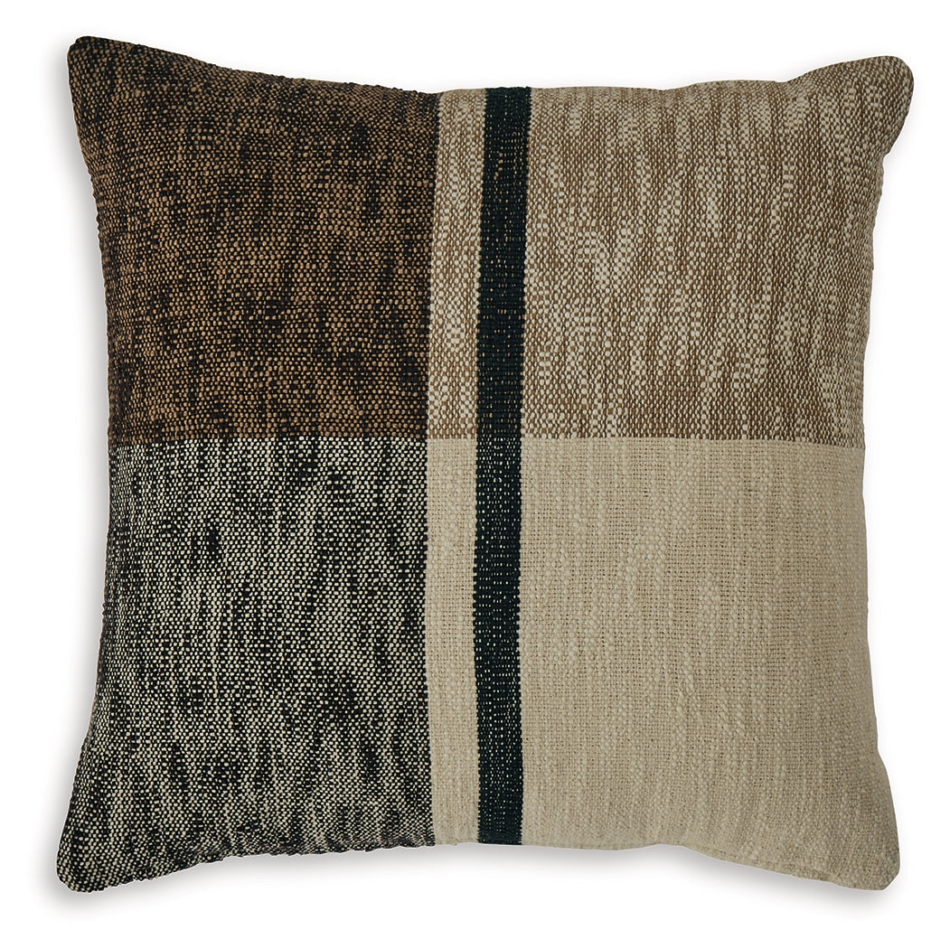 Adrielton Black/Brown/Tan Pillow- Viva Furn