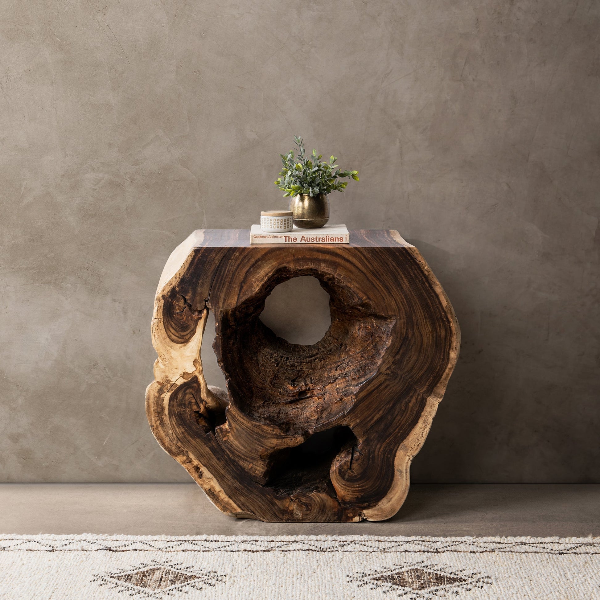 Adrynia Natural Console Table - Ornate Home
