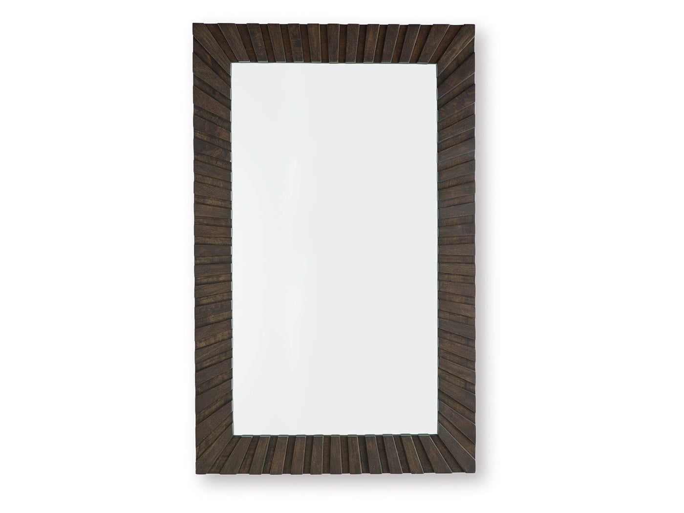 Advin Dark Brown Accent Mirror- Viva Furn