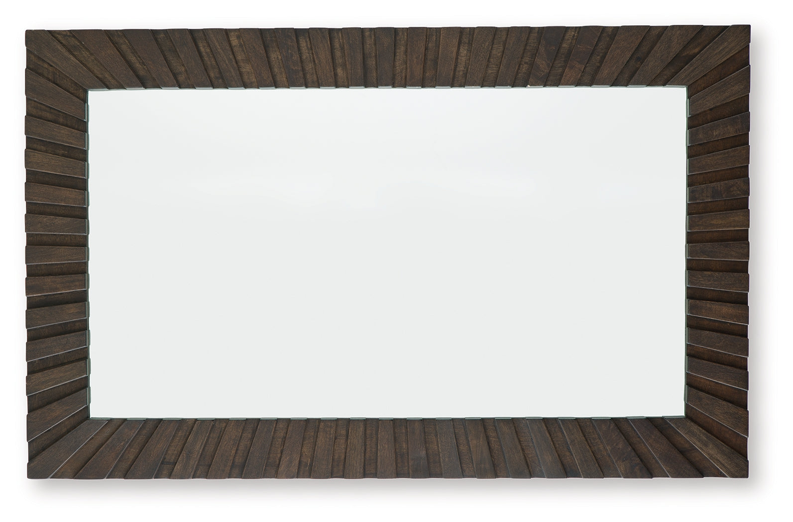 Advin Dark Brown Accent Mirror- Viva Furn
