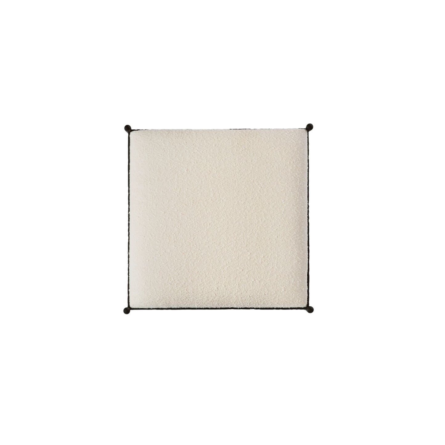 Agne Cream Stool - Ornate Home