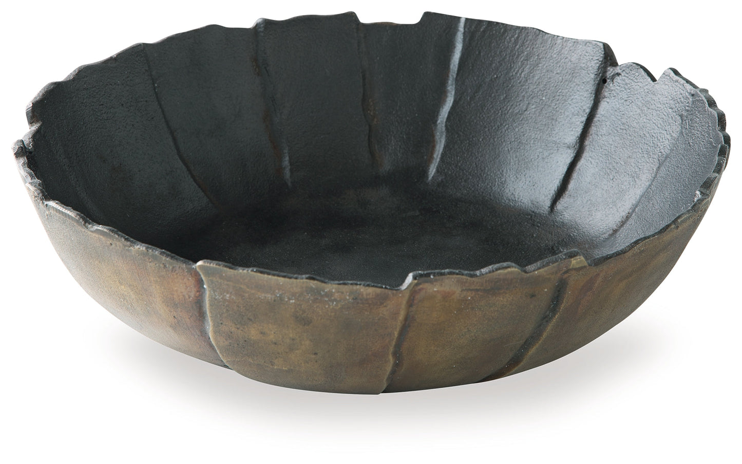Aidman Black/Antique Gold Bowl- Viva Furn