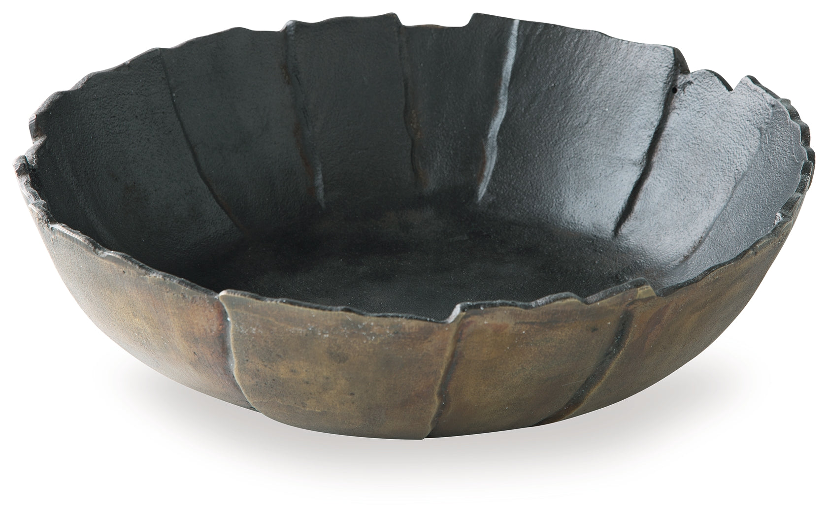 Aidman Black/Antique Gold Bowl- Viva Furn