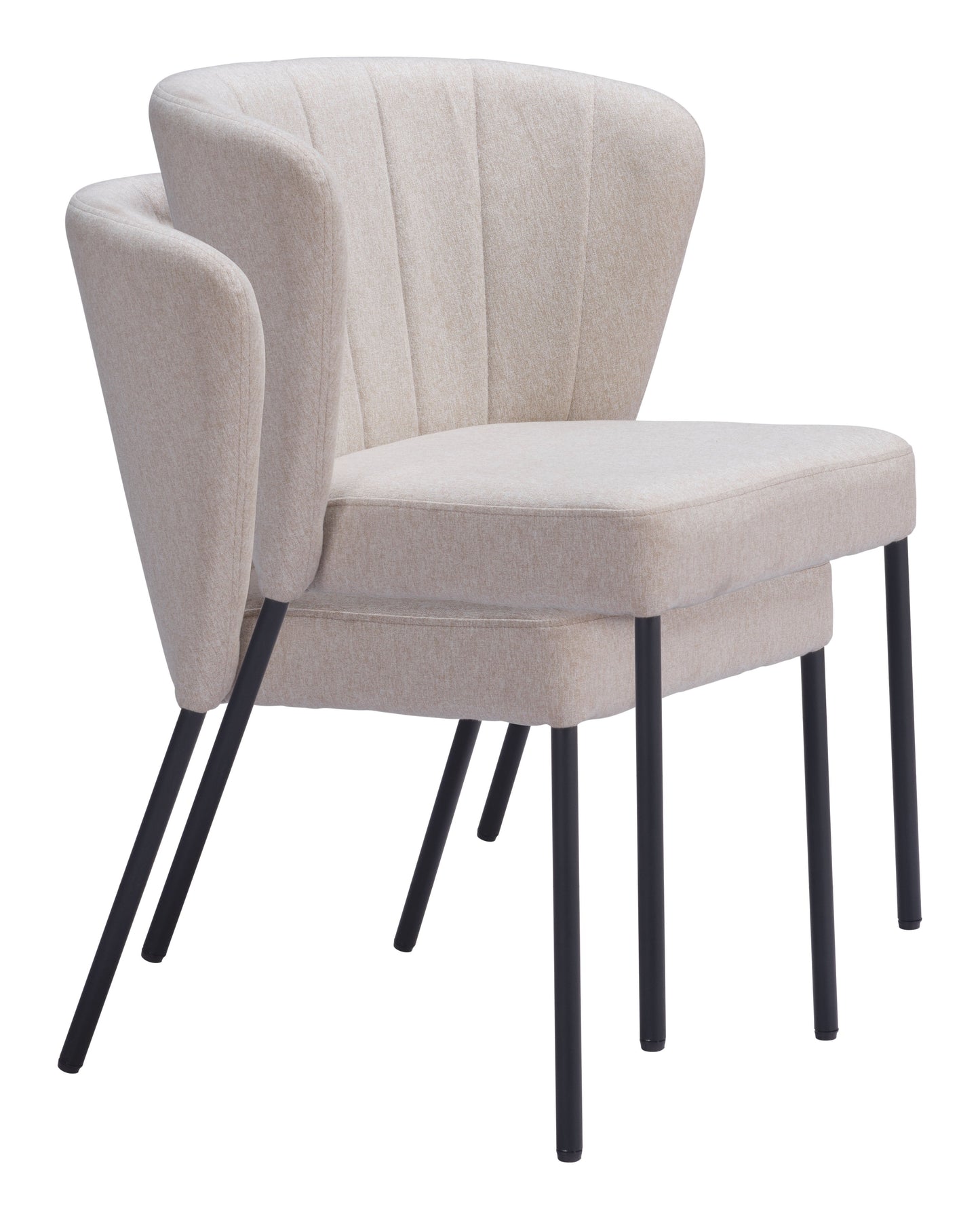 Aimee Beige Dining Chair (Set of 2) - Ornate Home
